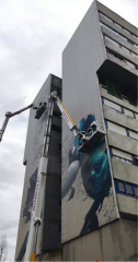 A roma jdl realizzera' un murale di 40 metri sul serpentone a corviale per street art for 